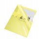 Cartellina a L - A4 - PVC - liscio pesante - giallo cristallo - Esselte - conf. 25 pezzi