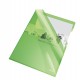 Cartellina a L - A4 - PVC - liscio pesante - verde cristallo - Esselte - conf. 25 pezzi