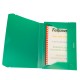 Cartella progetto con elastico - 24 x 35 cm - dorso 3 cm - verde - Fellowes