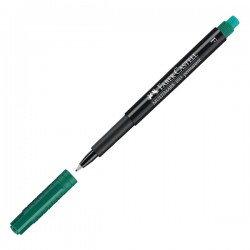 Pennarello Multimark universale permanente con gomma - punta fine 0,6 mm - astuccio 4 colori - Faber-Castell