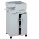 Mobiletto Multifunzione 74/53 - con ante alte e ruote - 4 ripiani - 52,8 x 40 x 73,7 cm - grigio - Durable