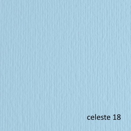 Cartoncino Elle Erre - 50 x 70 cm - 220gr - celeste 118 - Fabriano - blister 20 fogli