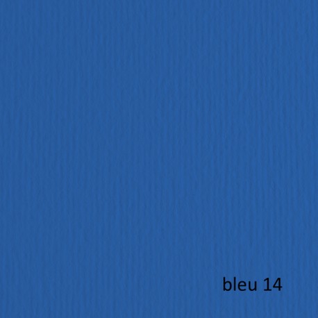 Cartoncino Elle Erre - 50 x 70 cm - 220gr - blu 114 - Fabriano - blister 20 fogli