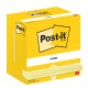 Blocco foglietti - 635 - a righe - 76 x 127 mm - giallo Canary™ - 100 fogli - Post it®
