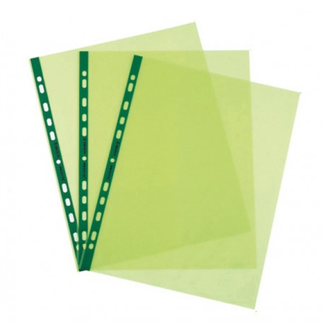 Buste forate Favorit Art - Superior - liscio - 22 x 30 cm - verde - Favorit - conf. 25 pezzi