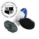 Timbro Pocket Stamp R40 - diametro 40 mm - 5 righe - autoinchiostrante - blu - Colop