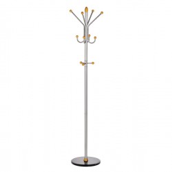 Appendiabiti - 11 posti - 185 x 40 cm - argento - Alco