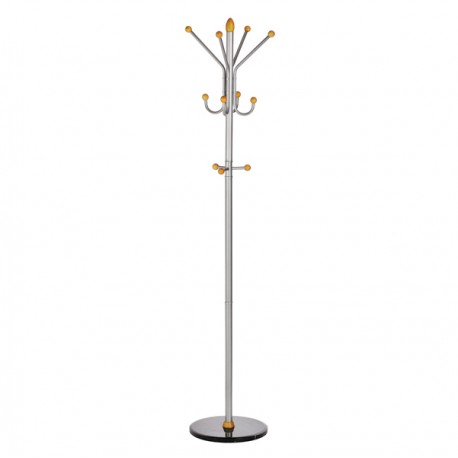 Appendiabiti - 11 posti - 185 x 40 cm - argento - Alco