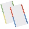 Cartoncini per cartelle sospese - armadio - 40 cartoncini per foglio - 14 cm - Bertesi - conf. 10 fogli