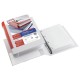 Raccoglitore personalizzabile Stelvio TI - 22 x 30 cm - 4 anelli a D 30 mm - dorso 4 cm - rosso - Sei Rota