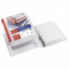 Raccoglitore personalizzabile Stelvio TI - 22 x 30 cm - 4 anelli a D 50 mm - dorso 7,5 cm - rosso - Sei Rota