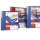Raccoglitore personalizzabile Stelvio TI - 22 x 30 cm - 4 anelli a D 50 mm - dorso 7,5 cm - rosso - Sei Rota