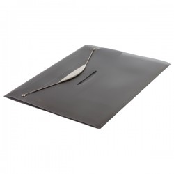 Cartella 3 lembi con elastico Swing - A4 - dorso 2 cm - PP- trasparente grigio - Fellowes