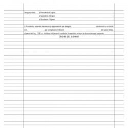 Registro verbali assemblea condominio - 31 x 24,5cm - 96 fogli - Edipro
