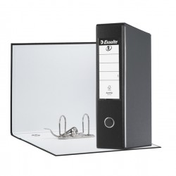 Registratore Eurofile G55 - dorso 8 cm - protocollo 23 x 33 cm - nero - Esselte
