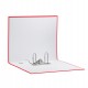 Registratore Eurofile G55 - dorso 8 cm - protocollo 23 x 33 cm - rosso - Esselte