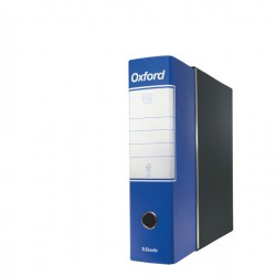 Registratore Oxford G85 - dorso 8 cm - protocollo 23 x 33 cm - blu - Esselte