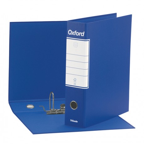 Registratore Oxford G83 - dorso 8 cm - commerciale 23 x 30 cm - blu - Esselte