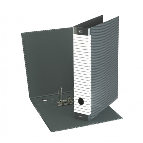 Registratore Delso Line G14 - dorso 5 cm - protocollo 23 x 33 cm - grigio - Esselte
