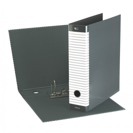 Registratore Delso Line G13 - dorso 8 cm - commerciale 23 x 30 cm - grigio - Esselte