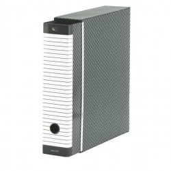 Registratore Delso Line G13 - dorso 8 cm - commerciale 23 x 30 cm - grigio - Esselte