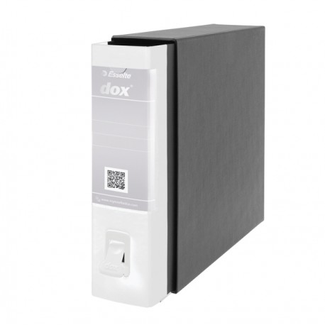 Registratore Dox 2 - dorso 8 cm - protocollo 23 x 34 cm - bianco - Esselte Dox