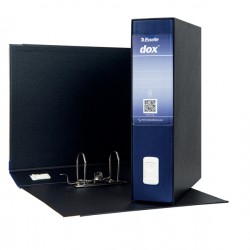 Registratore Dox 2 - dorso 8 cm - protocollo 23 x 34 cm - blu - Esselte Dox