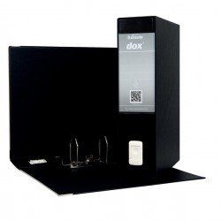 Registratore Dox 2 - dorso 8 cm - protocollo 23 x 34 cm - nero - Esselte Dox