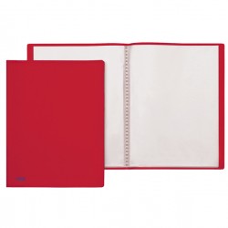 Portalistini Sviluppo - buccia - PP - 22 x 30 cm - 30 buste - rosso - Favorit