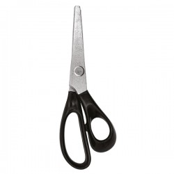 Forbici Zig Zag - 19 cm - lama in ghisa - nero - Lebez