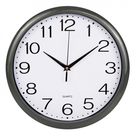 Orologio da parete Classic - diametro 30,5 cm - grigio - Methodo