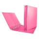 Raccoglitore Nettuno - 22 x 30 cm - 4 anelli a R 30 mm - dorso 3,5 cm - rosa - Sei Rota