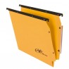 Cartella sospesa Joker - armadio - interasse 33 cm - fondo V - 33 x 28 cm - giallo - Bertesi