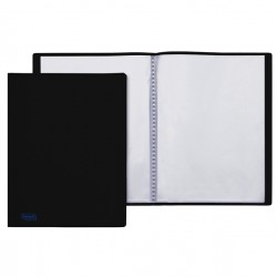 Portalistini personalizzabile Sviluppo - buccia - PP - 22 x 30 cm - 100 buste - nero - Favorit