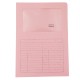 Cartellina a L con finestra Sintex - 120 gr - A4 - rosa - Blasetti - conf. 50 pezzi