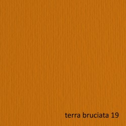 Cartoncino Elle Erre - 50 x 70 cm - 220gr - terra bruciata 119 - Fabriano - blister 20 fogli