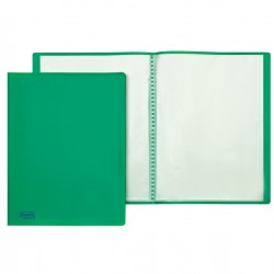 Portalistini Sviluppo - buccia - PP - 22 x 30 cm - 20 buste - verde - Favorit