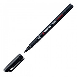 Pennarelli OHPen 843 universal permanente - punta media 1,0mm - astuccio 4 colori - Stabilo