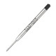 Refill sfera QuinkFlow - punta media - metallo - nero - Parker
