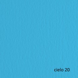 Cartoncino Elle Erre - 70 x 100 cm - 220gr - cielo 120 - Fabriano - blister 10 fogli