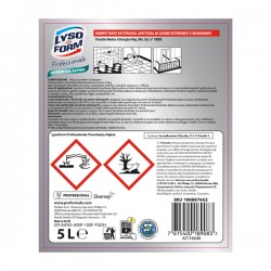 Detergente disinfettante - per pavimenti - freschezza alpina - 5 L - Lysoform