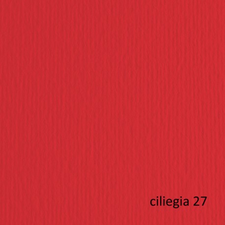 Cartoncino Elle Erre - 70 x 100 cm - 220gr - ciliegia 127 - Fabriano - blister 10 fogli