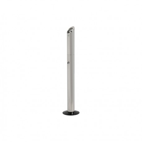 Portacenere da terra - da esterno - diametro 18 cm - H 90 cm - acciaio inox - Studio T