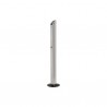 Portacenere da terra - da esterno - diametro 18 cm - H 90 cm - acciaio inox - Studio T