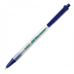 Penna a sfera a scatto ECOlutions - punta 1,0mm - blu - Bic - conf. 50 pezzi