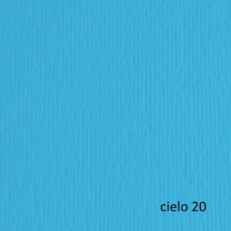 Cartoncino Elle Erre - 50 x 70 cm - 220gr - cielo 120 - Fabriano - blister 20 fogli