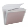 Portadocumenti a soffietto Ice - 13 tasche - 22 x 30 cm - PP - trasparente - Rexel
