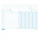 100 schede dare/avere/saldo/iva - 17 x 24 cm orizz. - Edipro