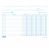 100 schede dare/avere/saldo/iva - 17 x 24 cm orizz. - Edipro