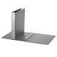 Raccoglitore Europa - 22 x 30 cm - 4 anelli tondi 30 mm - dorso 4 cm - grigio metallizzato - Favorit